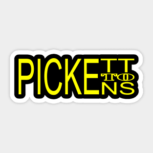 Pickett to Pickens Sticker